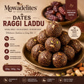 Mowa Delites Dates Raggi Laddu 500 Grams|Sugar Free Premium Home Made With Desi Ghee| No Added Sugar Or Jaggery | No Added Presevative Or Colour|